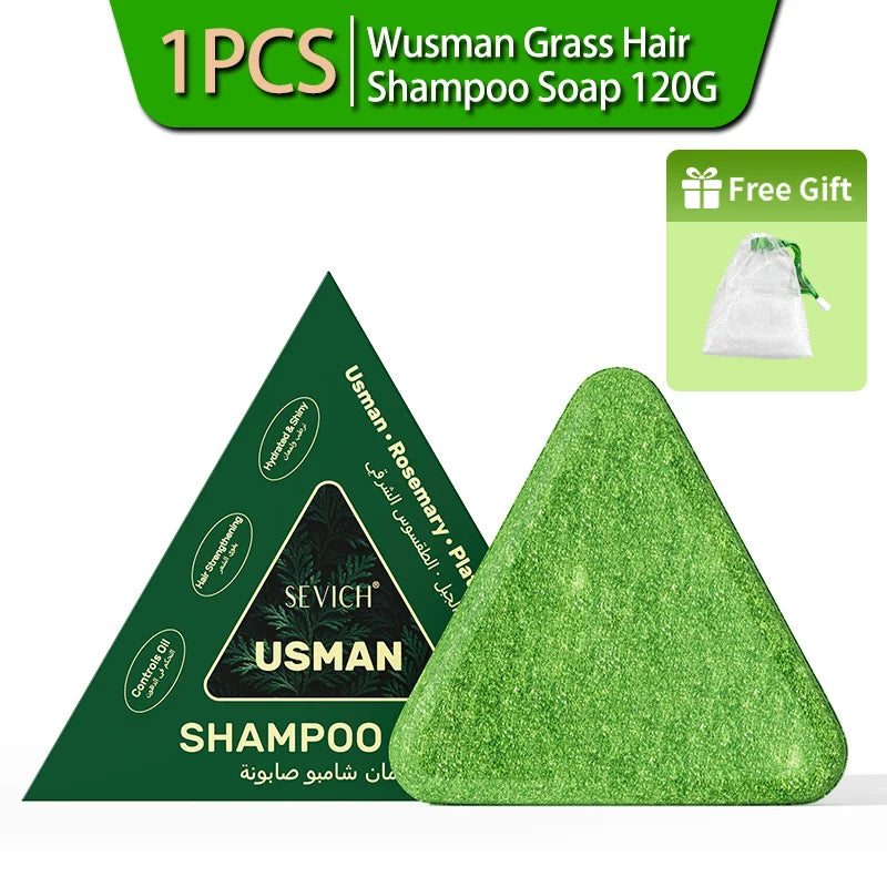 Natural Hair Strength Shampoo Soap | 12 Natural Korean Plants