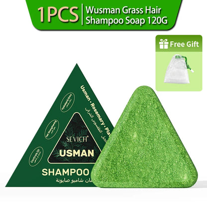 Natural Hair Strength Shampoo Soap | 12 Natural Korean Plants