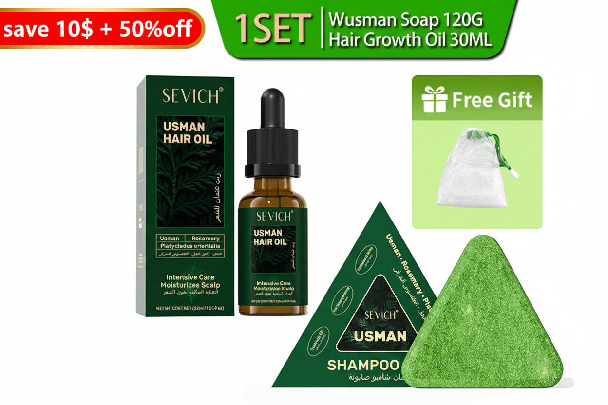 Natural Hair Strength Shampoo Soap | 12 Natural Korean Plants