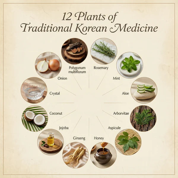 Natural Hair Strength Shampoo Soap | 12 Natural Korean Plants