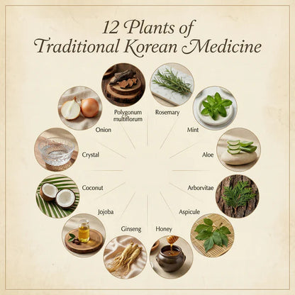 Natural Hair Strength Shampoo Soap | 12 Natural Korean Plants